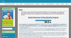 Desktop Screenshot of alcoholdrugcourses.com