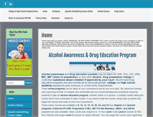 Tablet Screenshot of alcoholdrugcourses.com